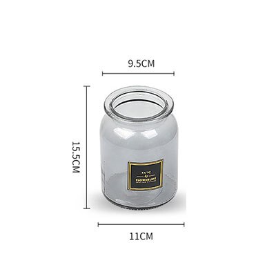 Europäischen Transparent Blume Vasen Pflanzen Halter Nordic Glas Vase Hause Dekoration Ornamente Hydrokultur Schreibtisch Blumentöpfe Handwerk: A