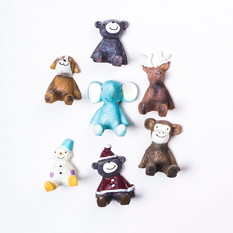 Crochets muraux noël gratuit clou unique stockage crochet décoratif bonhomme de neige Elk 3D mur crochet clé épingle à cheveux support décoratif maison