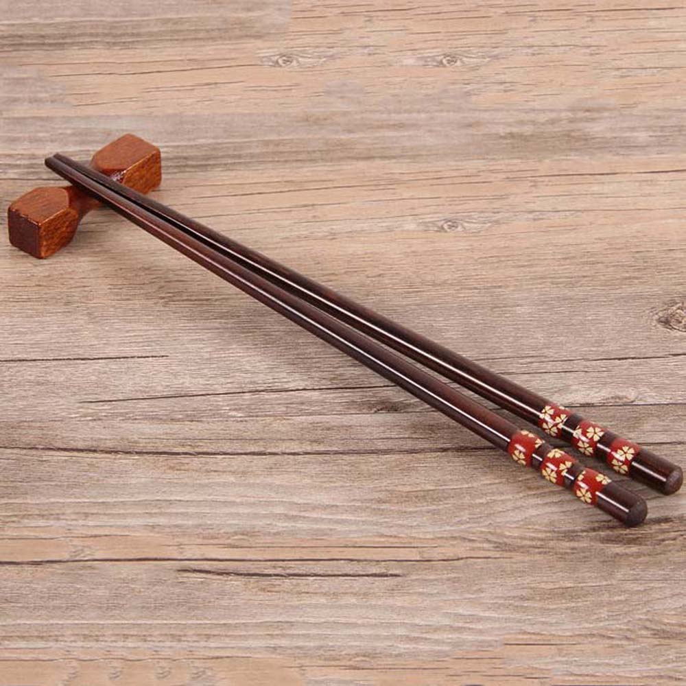 Palitos de madera Natural japoneses reutilizables, palitos para Sushi, herramientas de cocina tradicional Vintage hechas a mano