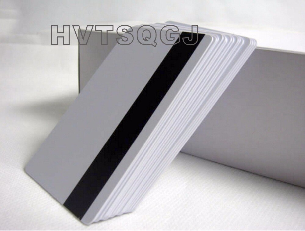 20pcs Blank PVC hico magnetic stripe cards