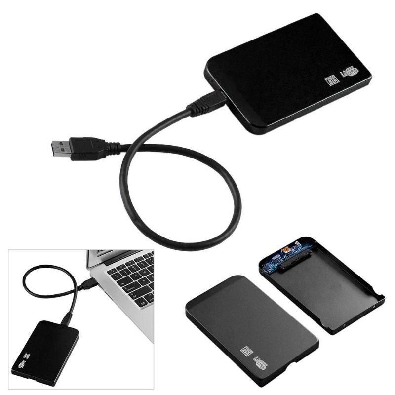 2.5-inch 3TB Ultra-thin Aluminum Alloy USB3.0 Hard Disk Box, Supports SATA To USB3.0 Hard Disk Box Anti-static Compatible 2.0