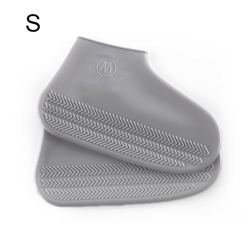 1 paire de couvre-chaussures en Silicone réutilisable S/M/L, couvre-chaussures de pluie imperméables, en caoutchouc antidérapant pour Camping en plein air: 05 / L