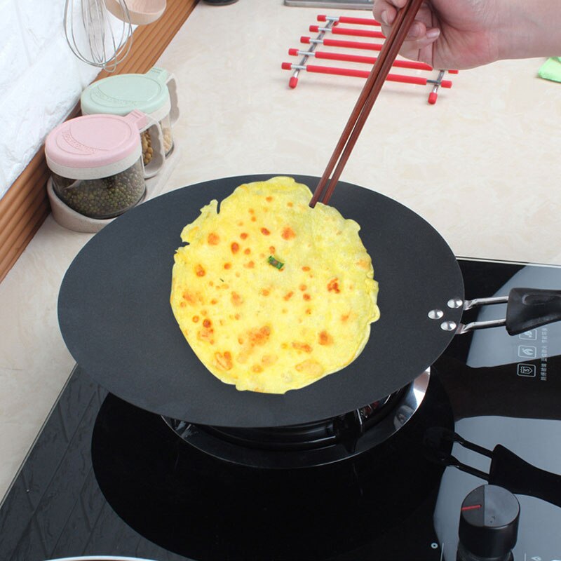 30cm Kitchen Griddle Pan Non-stick Grill Pans Cast Iron Omelet Crepe Pan Round Cookware For Induction And Gas Stove Kitchen: Default Title