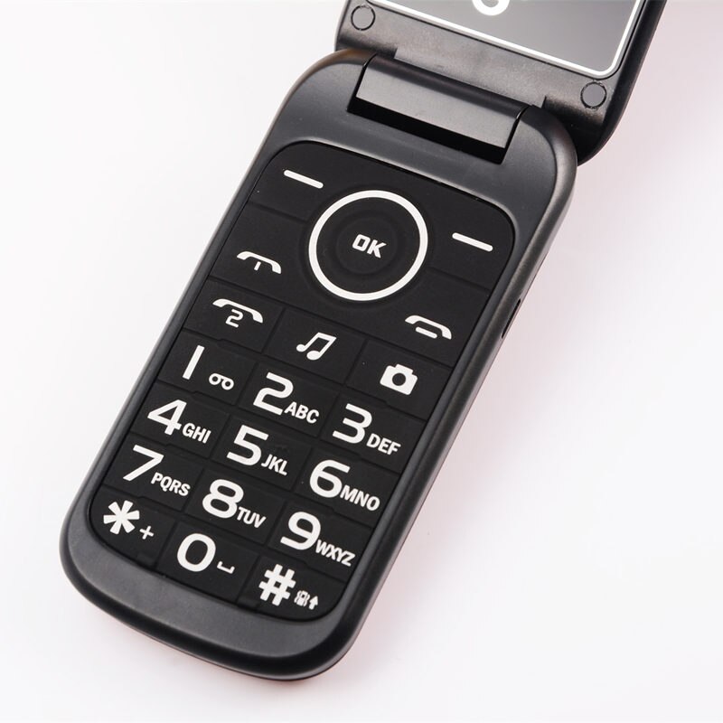Originele 2.5 ''High Definition Screen Flip Spainish Goedkope Senior Magic Voice 6Pcs Speed Dial Gsm Drukknop russische Mobiele Telefoons