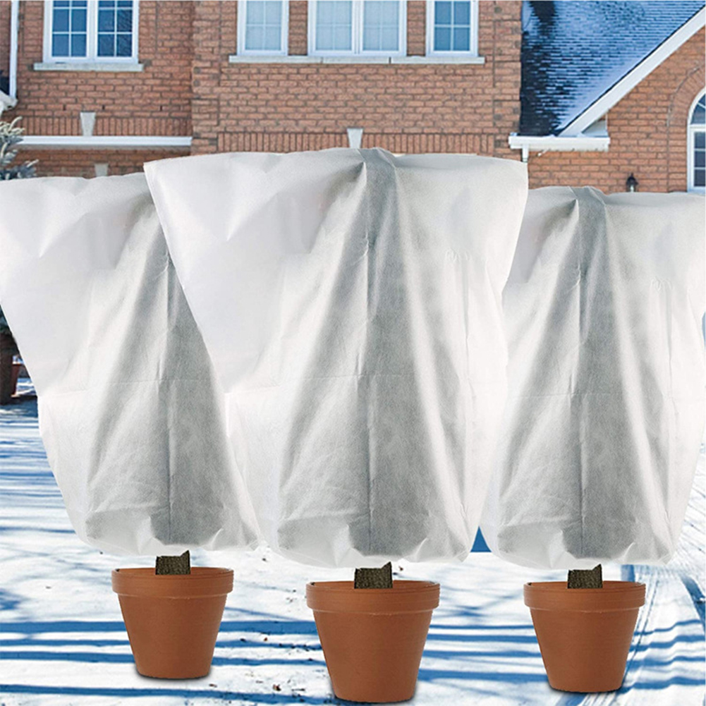 Cubierta de planta cálida para invierno, arbusto de árbol, bolsa protectora de plantas, protección contra heladas para patio, plantas de jardín, árbol pequeño contra el frío