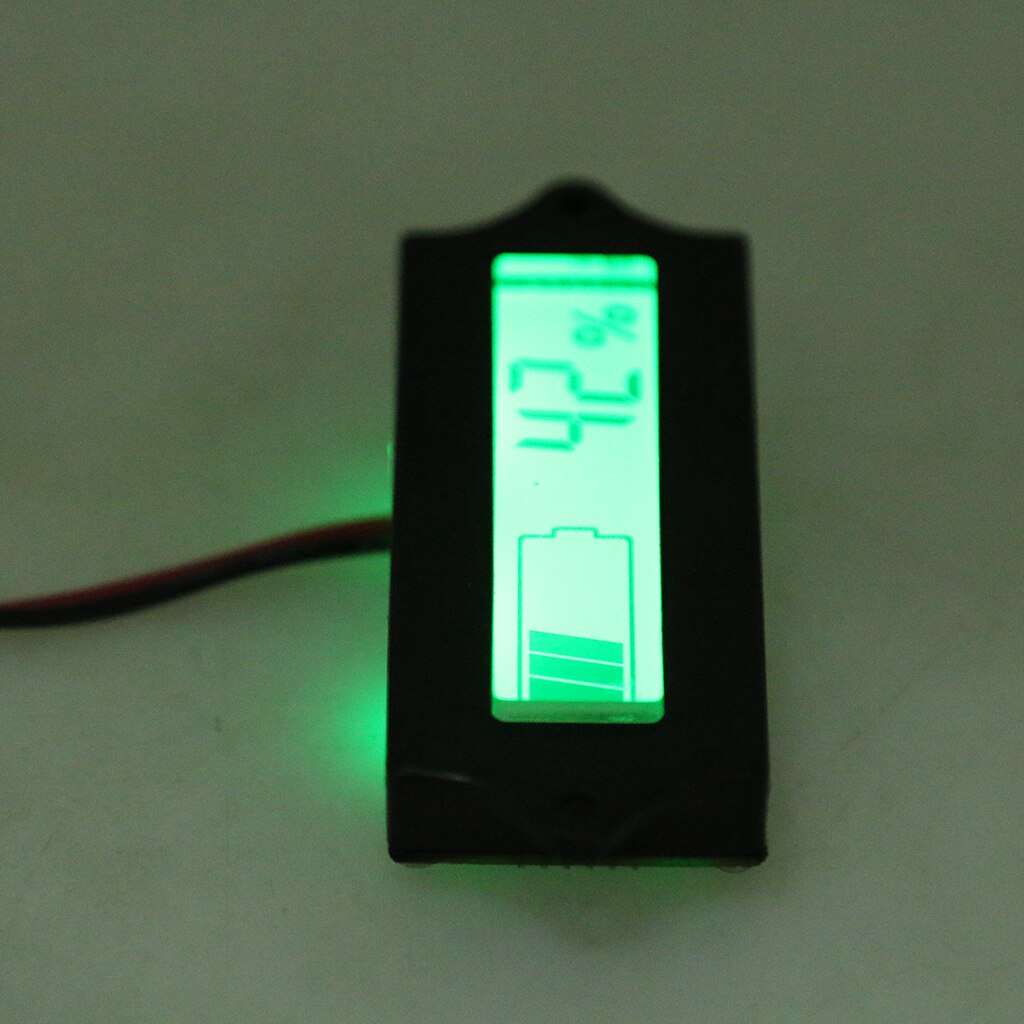 Lead-acid Lithium Battery Capacity Voltmeter Module Green LCD Tester Checker