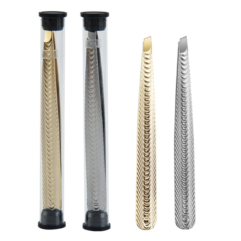 Eyebrow Tools Stainless Steel Plucking Eyebrows Tweezers Tweezer Oblique Brow Clip Eyebrow Shaping Pliers