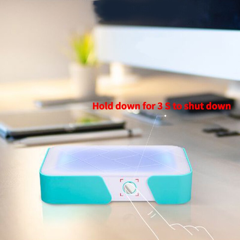 Smart Phone UV-Sanitizer Portable UV Light Cell Phone-Sterilizer Cleaner Function Disinfector with USB Charging for iPhone Andro