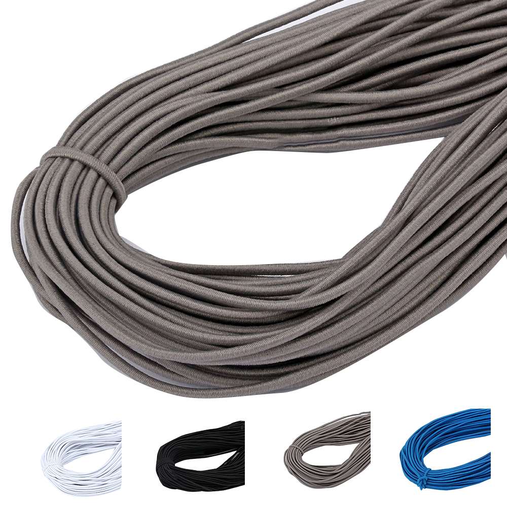 2mm*45M Colorful Round Elastic Band High Elastic Rope Rubber Bands Stretch Rope DIY Crafts Sewing Accessory