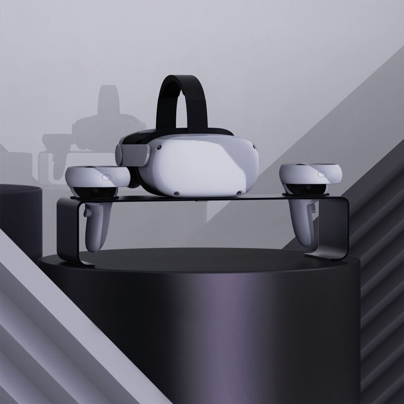 Moet-Hebben Vr Mounted Display Vr Display Houder Compatibel Met Oculus Quest 2 Headset Touch Controllers Vr Stands