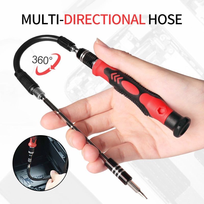 138/115/52 In 1 Precision Screwdriver Set Magnetic Screwdrivers Kit Precision Torx Hex Screwdriver Hand Tools Muiluse Repair set