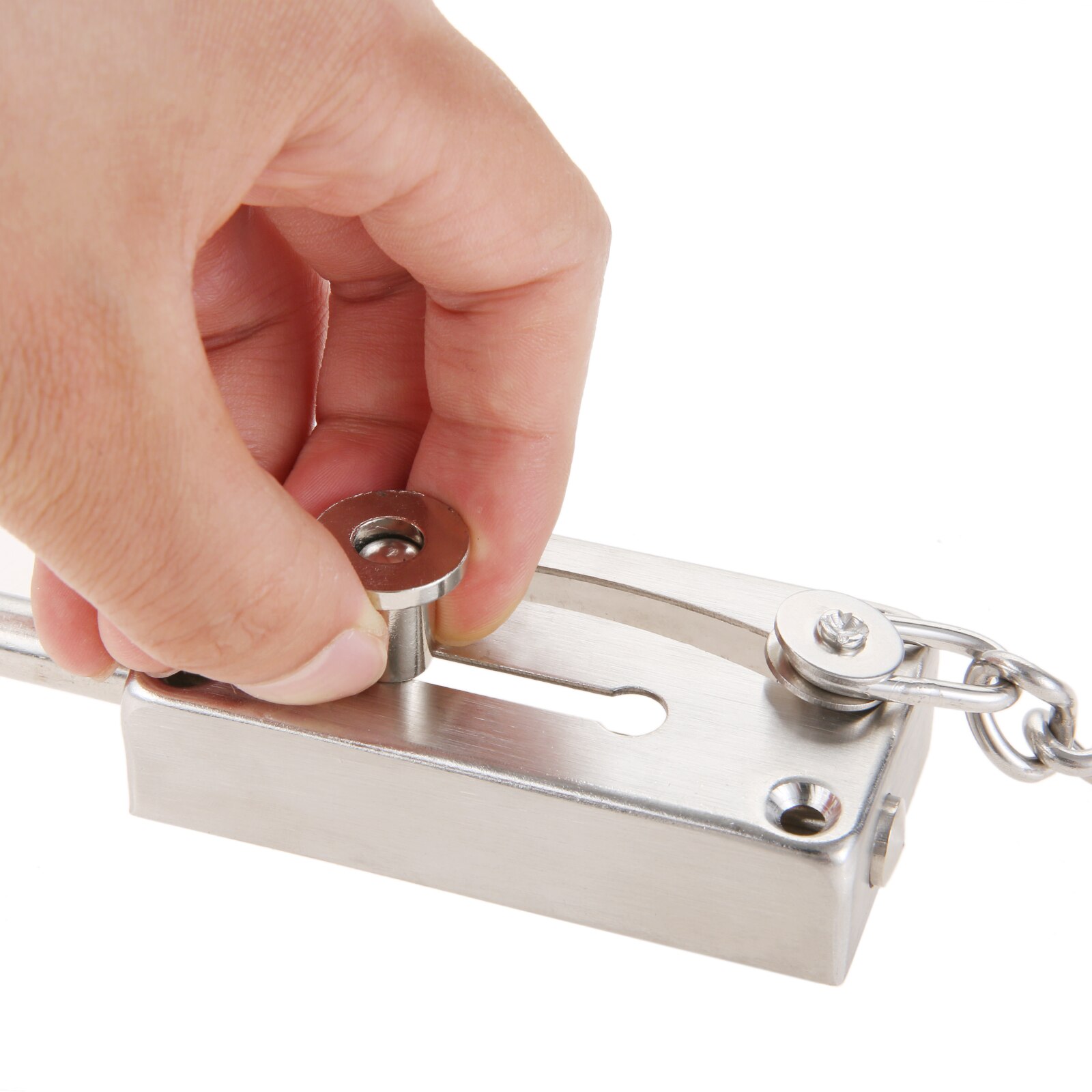 Windfall Door Chain Lock Heavy Duty Chain Door Lock As Secondary Door Chain Guard For Security - View #9