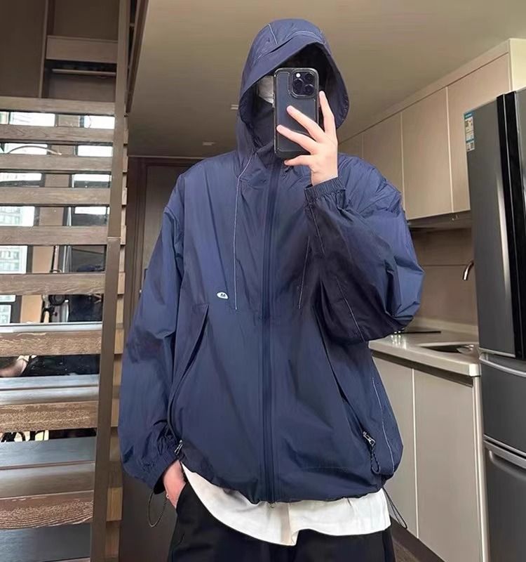 Verão nova moda feminina jaqueta praia fina protetor solar casaco de proteção uv 2023 feminino manga longa com capuz jaquetas outerwear topos