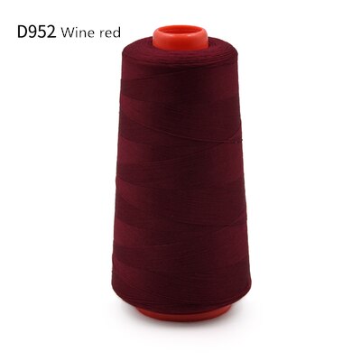 Sewing Thread 3000yards / 402 Polyester High Speed Copy Line Sewing Thread / Sewing Machine Thread-3 Sewing Supplies: Wine Red