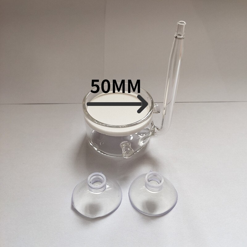 1 Pc Aquarium CO2 Diffuser Glass Tank Bubble Atomizer Reactor Solenoid Regulator Moss CO2 Atomizer for 60~300L Plants: 50MM