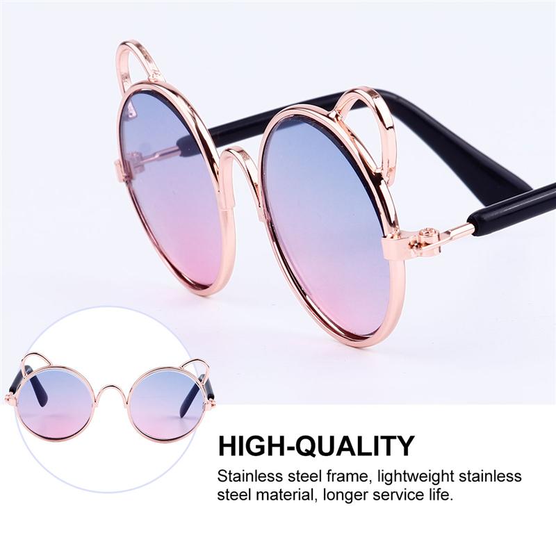 2 sztuk śmieszne okulary przeciwsłoneczne uroczy placki okulary przeciwsłoneczne klasyczne oczu nosić okulary Cosplay