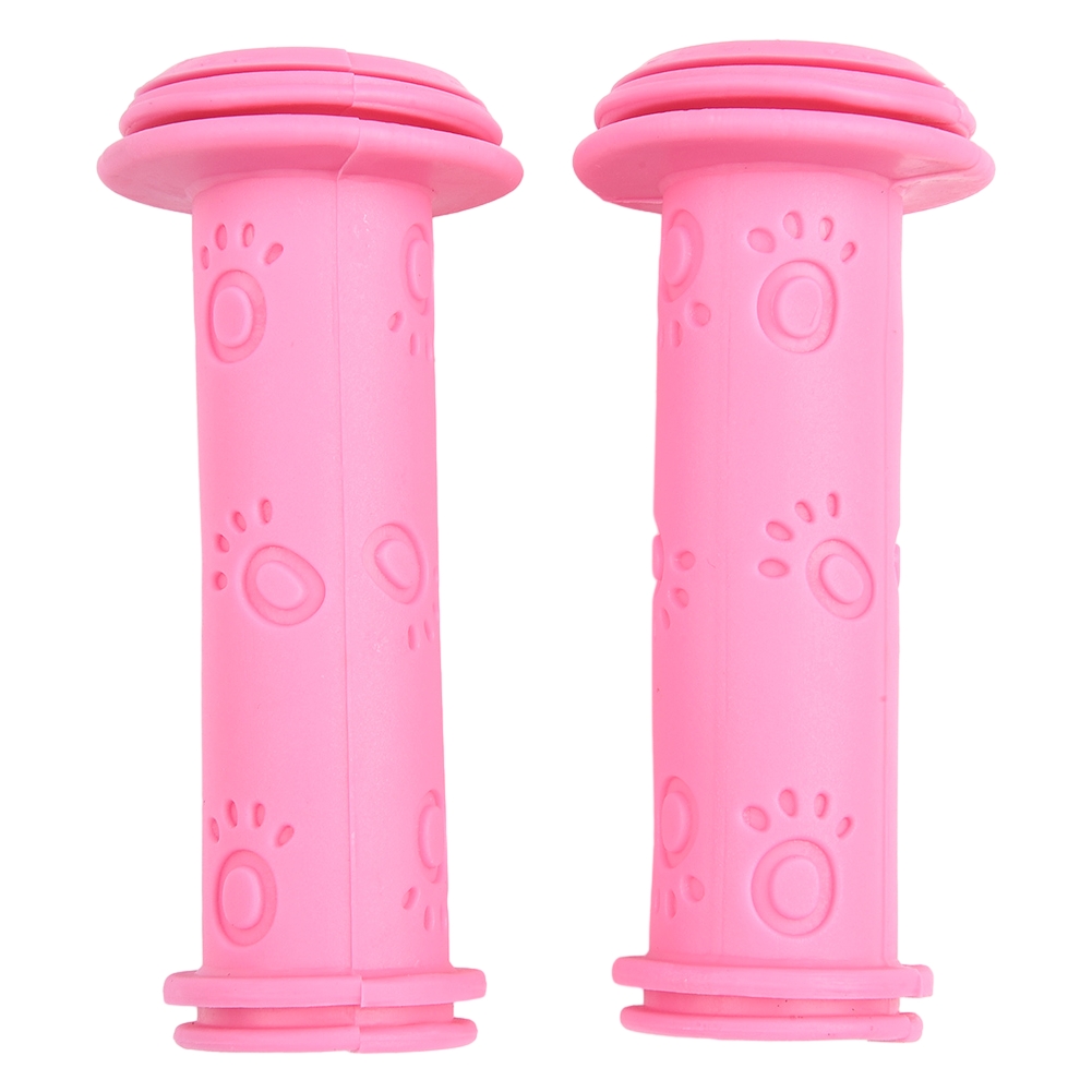 1Pair Rubber Bike Bicycle Handle Bar Grips Anti-slip Waterproof Scooter Handlebar 18mm For BTWIN Kids Bike 14-16inch