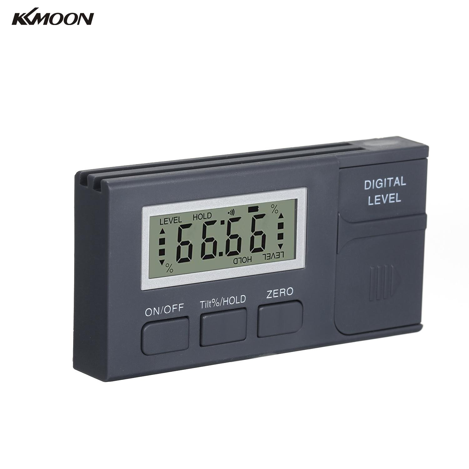KKMOON Digital Level Protractor Inclinometer Level Angle Meter Finder Angle Measuring Tool for Carpentry / Building / Automobile