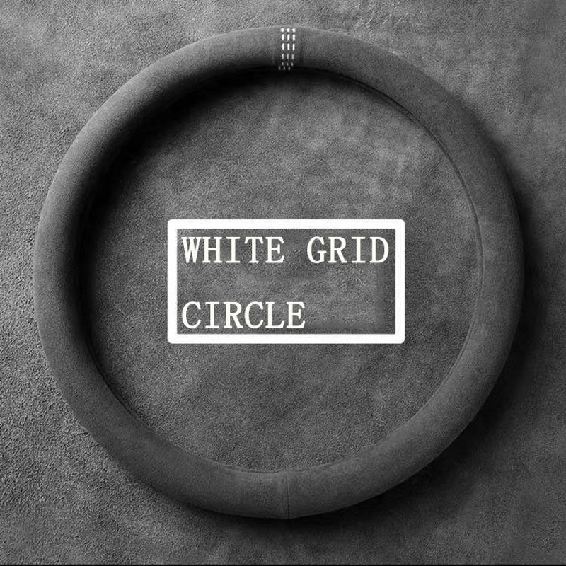 Stuurhoes, Ultra-Dunne, Antislip, D-Vormige Ronde, Ademend, zweet-Absorberend, Suede Cover Voor Alle Seizoenen