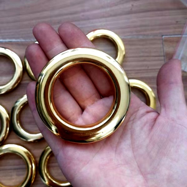 20 stks 40mm Plastic Gordijn Staaf Ring Oogje Grote Grommet Gouden Hars Gordijn Decoratie Ring Grommet