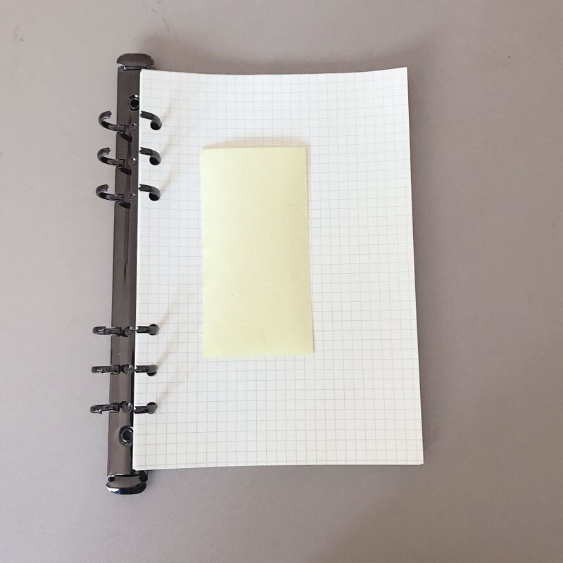 A5 A6 6-Holes Notebook Refills Journal Inner Pages Notebook Planner Filler Line Blank Grid Diary Metal Loose Leaf Binder Clip Co
