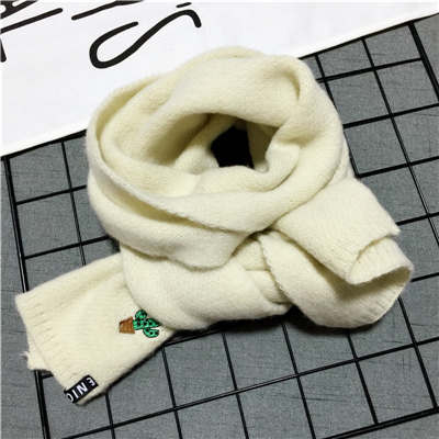 Mode Winter Effen Kleur Kasjmier Kinderen Sjaal Kids Jongens Meisjes Warm Breiwol Sjaals Bufandas: 6