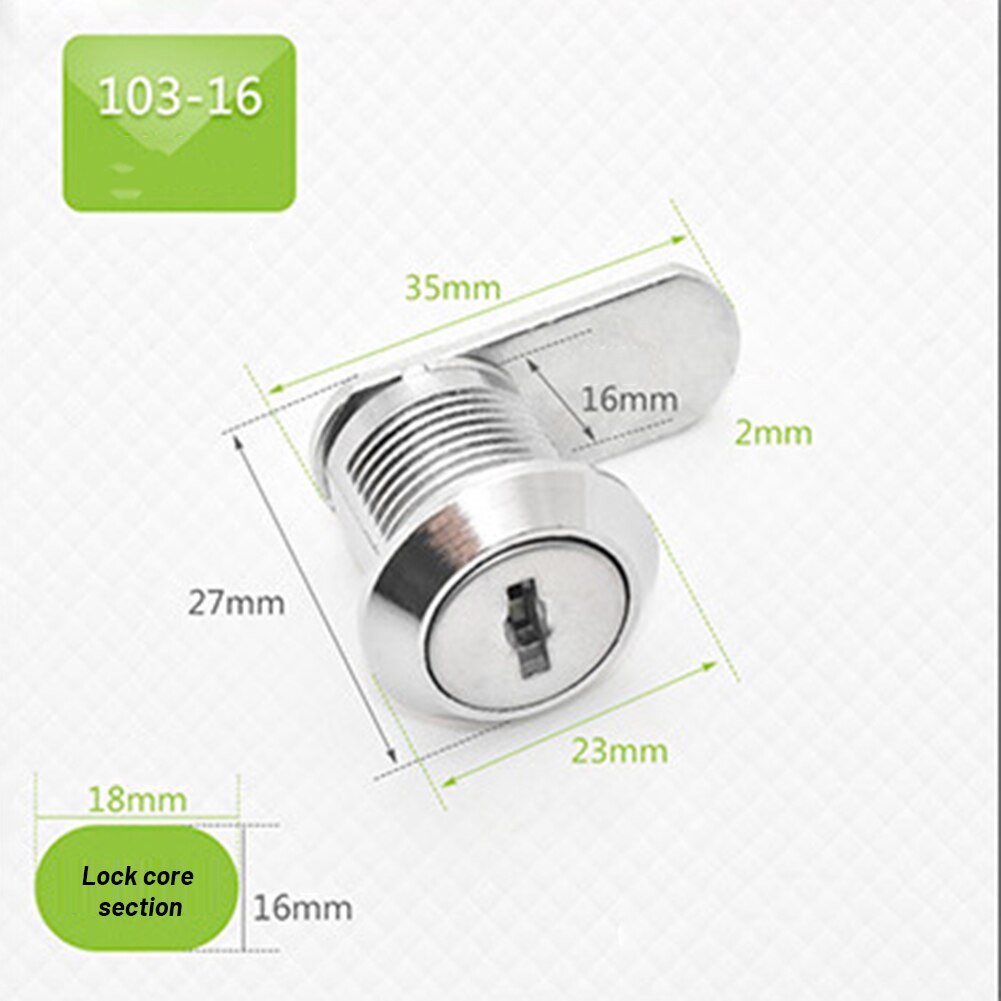 4pcs 16/20/25/30mm Cam Lock Door Barrel Drawer Cabinet Mail Box Locker Cupboard For Desk Drawers Glass Doors
