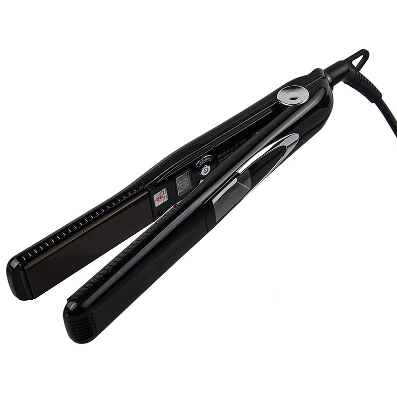 Titanium Flat Iron Vibrate Massage Keratin 470℉ Straightening Irons Hair Straightener Curler Fast Vibrating Salon Styling Tools