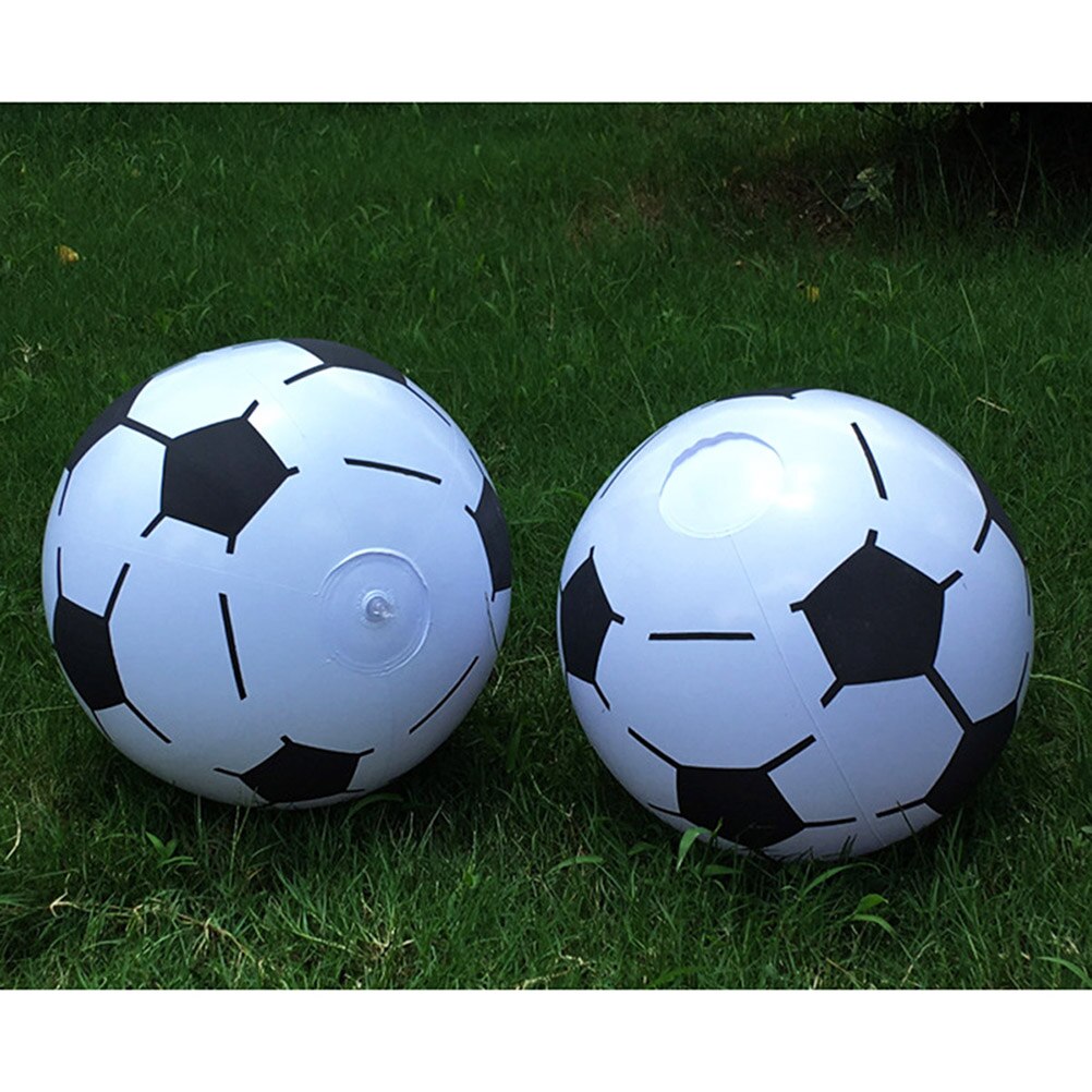 10 Pcs Strand Ballen Zomer Opblaasbare Grappige Water Spelen Voetbal Zwembad Bal Speelgoed Strand Voetbal Voor Kinderen Kids 30 Cm ballen