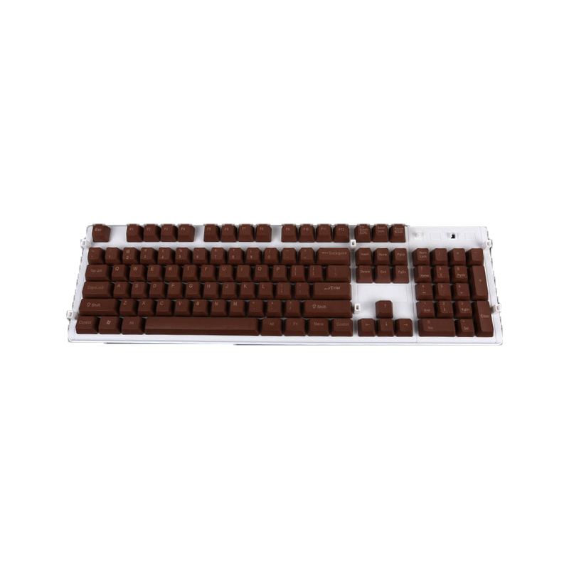 Keycaps Mechanical Gaming Keyboard Keycaps 108 keys Pbt Keycaps For Cherry Keycaps Set Key cap Keyboard caps: Dark Coffee