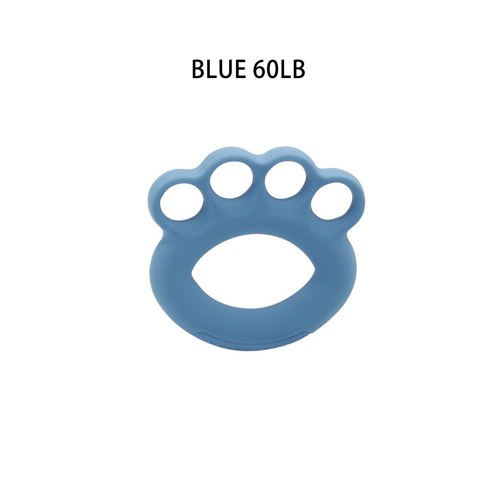 Siliconen Vier-Vinger Grijper Vinger Grip Ring Vinger Krachttraining Apparaat Fitnessapparatuur: Blauw