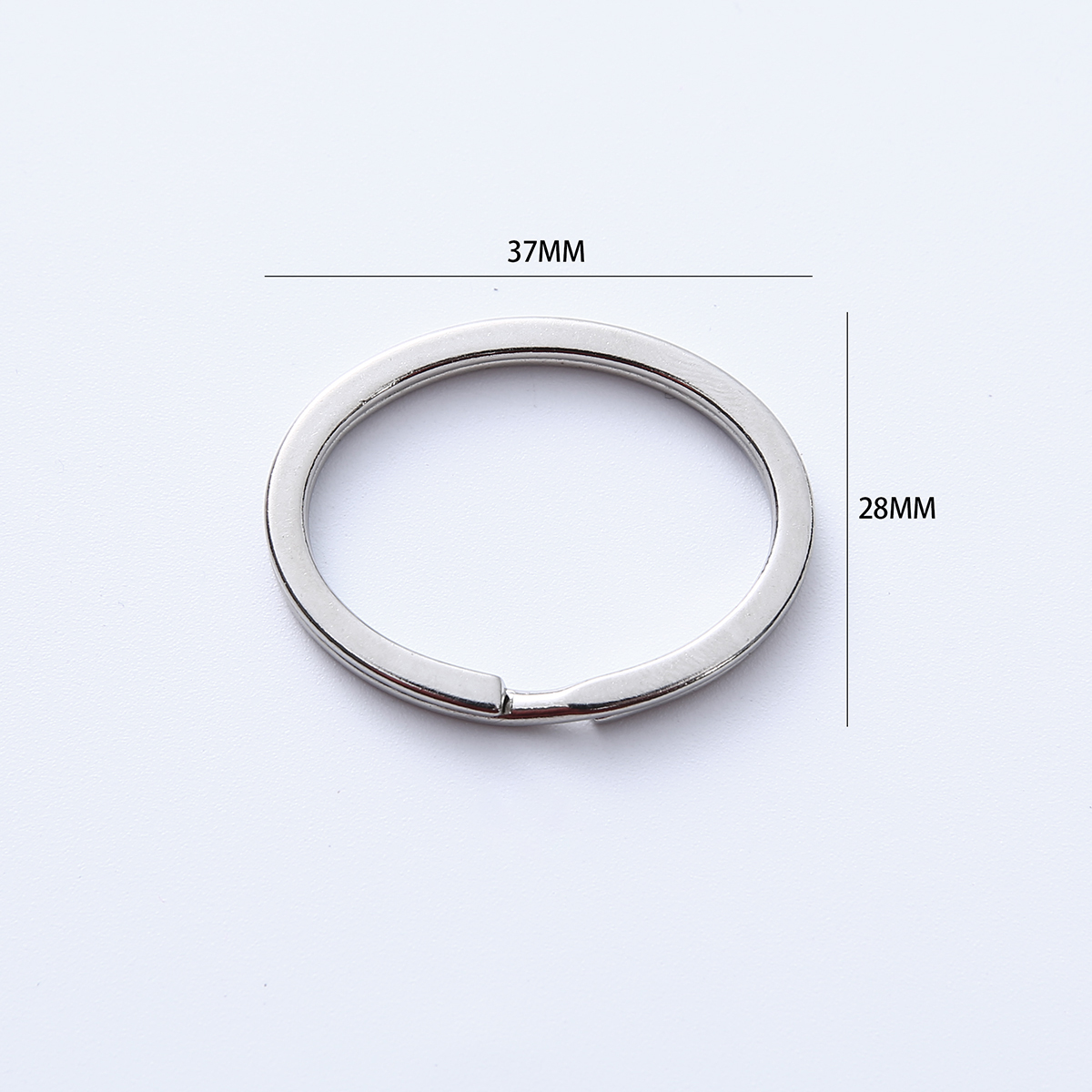 5/10/20/50 Uds llaveros de Metal llavero en forma de estrella de amor llaveros de anillo abierto para fabricación de joyería suministros para manualidades DIY: 6 # / Cobre envejecido