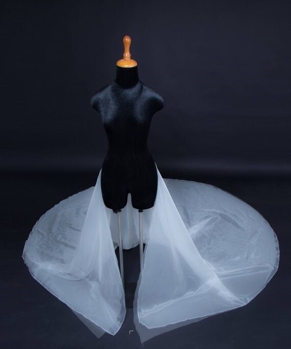 Abnehmbare Braut Zug, weiß Abnehmbare Hochzeit Zug, Kathedrale Hochzeit Zug, red Abnehmbare Zug, Organza Abnehmbare rock