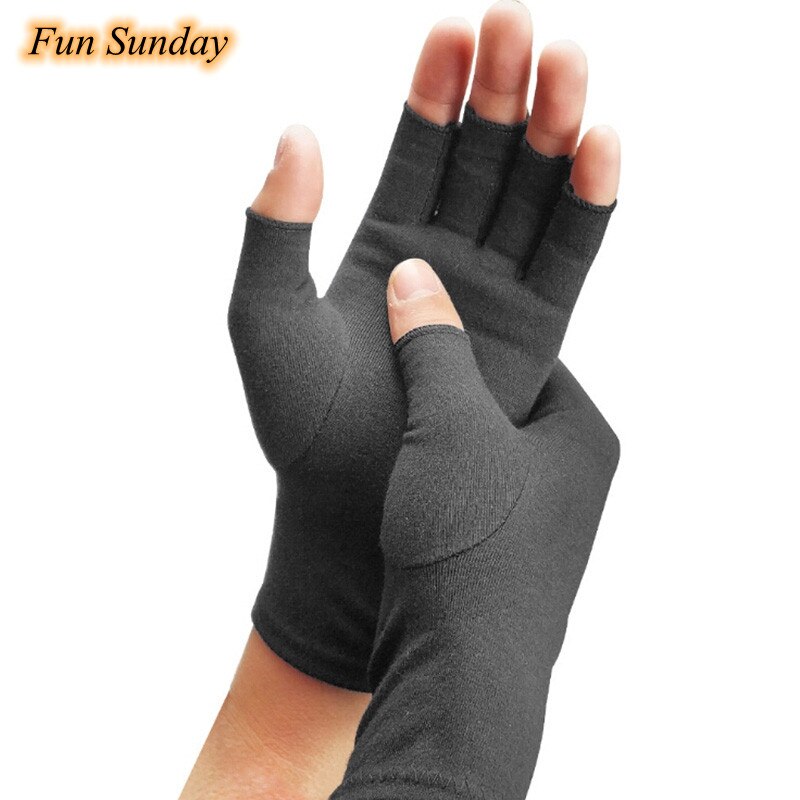 Men And Women Half Finger Sports Compression Gloves Lightweight Breathable Recovery Sports Handwear Cotton Spandex