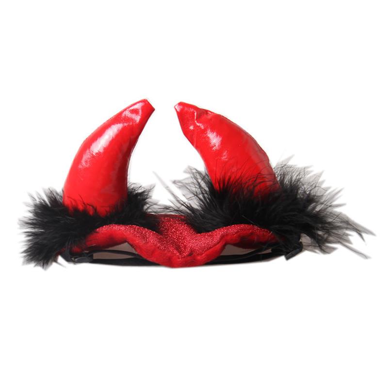 Sombrero de vampiro para Halloween, sombreros de Mascota, divertido cuerno del diablo, tapas para el pelo, para Gato, perro, , decoración de Cosplay,