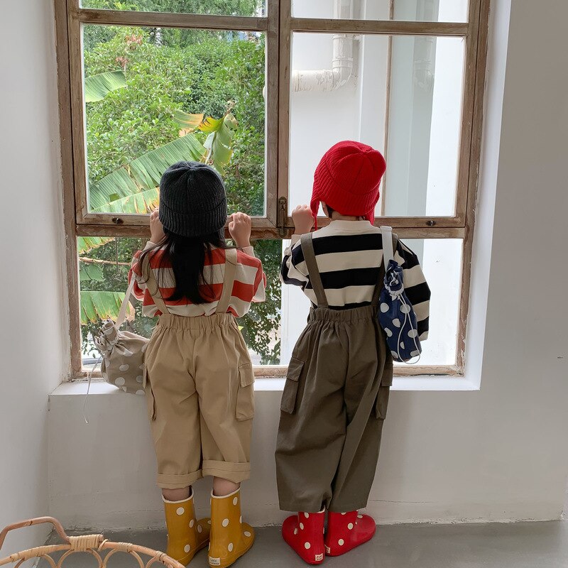 Autumn Girls Cotton Overalls Girls Overalls Kids Overalls