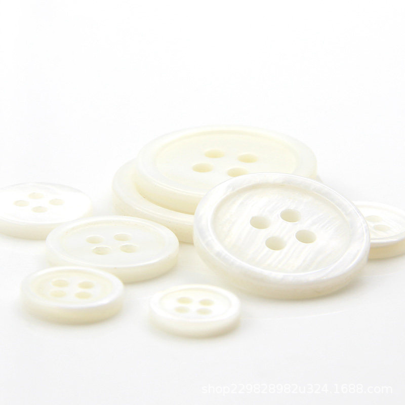 Botones de concha Natural blanca para ropa, accesorios de costura, botón de camisa, artesanía DIY, 9/11/12/15/18/20mm, 20/30/50 Uds.: 9#