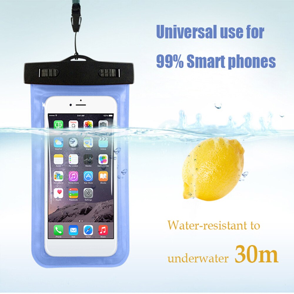 Universal Swimming Bags Cell Phone Transparent Cover PVC Waterproof Underwater Bag For iPhone XS 7 8 all models Mobile Phone