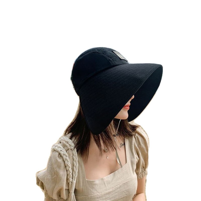 Zomerhoeden voor dames zonnehoed met ademende zonnebrandcrème buiten fiets strand pet vizier brede rand zonnehoed dames