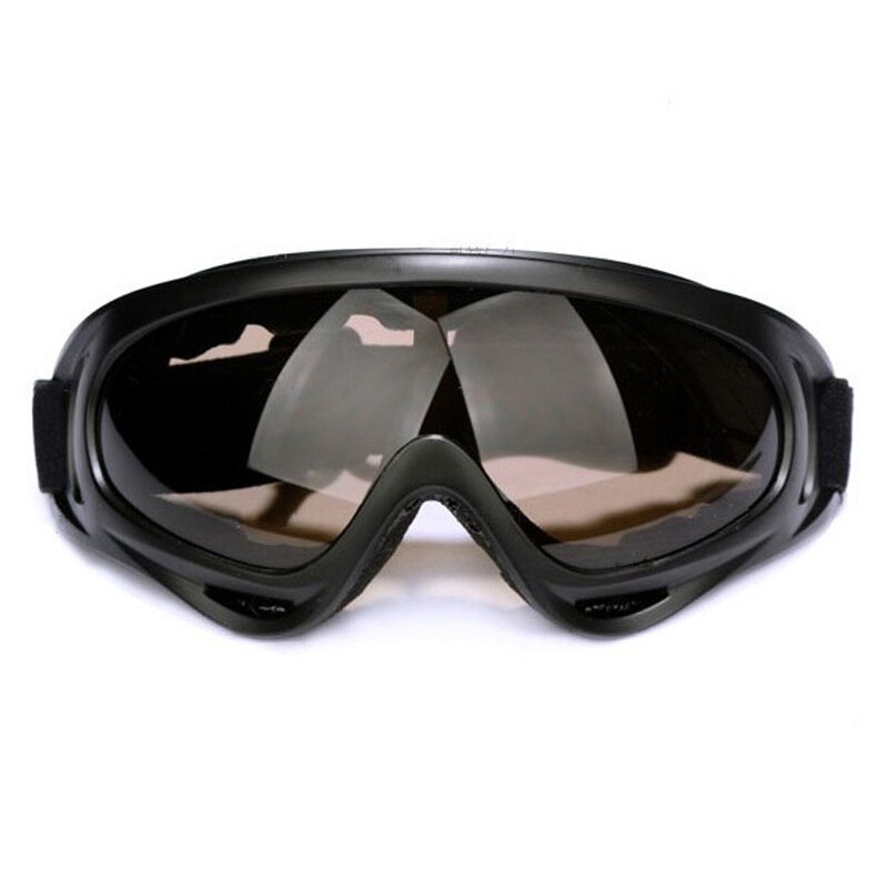 Motorcykel beskyttelsesudstyr fleksibel tværhjelm ansigtsmaske motocross beskyttelsesbriller atv snavs cykel utv briller gear briller: Brun
