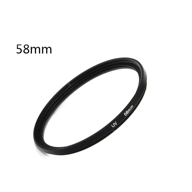 Camera Lens UV Filter Metal Frame 49mm 52mm 55mm 58mm 62mm 67mm 72mm 77mm Filtros for Canon Nikon Sony Camera Accessories