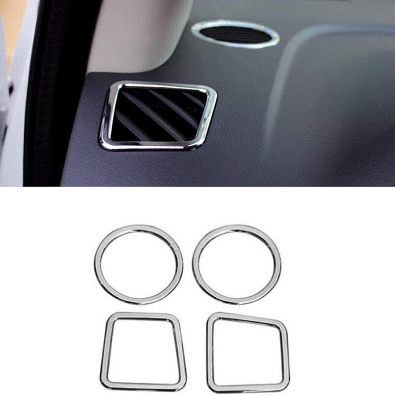 for Jeep Patriot Compass Interior Accessories Trim Dashboard Air Outlet Covers 4Pcs