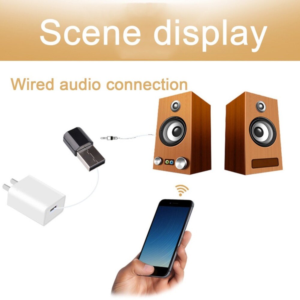 Mini Usb Bluetooth Adapter V4.0 Aux Bluetooth Dongle Muziek Sound Receiver Voor Pc Computer Ontvanger Adapter Zender