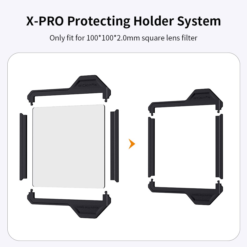 K&amp;F CONCEPT 100*100mm Lens Protection Bracket 2pcs Nano-X Pro Series