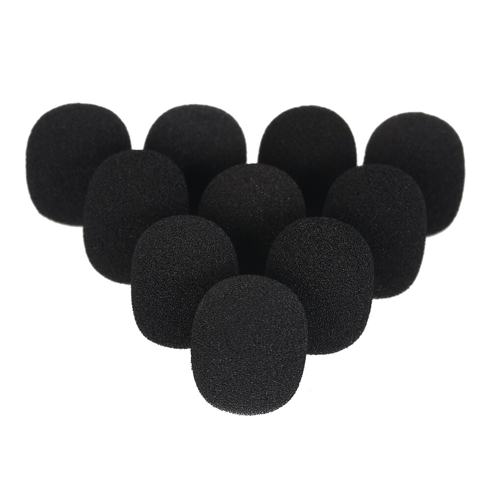10pcs/20pcs Mini Microphone Cover Headset Replacement Foam Microphone Cover Telephone Headset Mic Cover Reduce Noise Mic Cover
