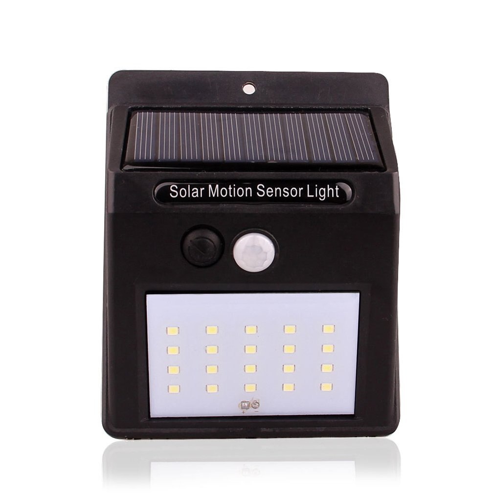 LED Solar Light Solar PIR Motion Sensor Lamp IP65 Waterproof Outdoor Garden Yard Lamp Emergency Security Light: 20LED