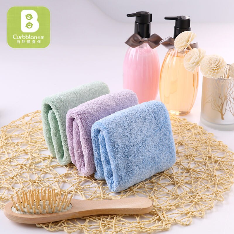 Curbblan 4 st per set babyhandduk näsduksduk mjuk baby ansiktshandduk 30*30cm*4 st babymatande salivhanddukar