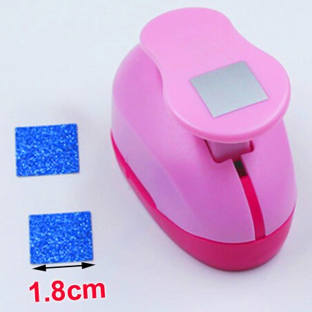 18mm-53mm Square Shaped craft punch Scrapbooking School DIY Paper Cutter EVA foam Geometry Hole Punches: 1pc 18mm