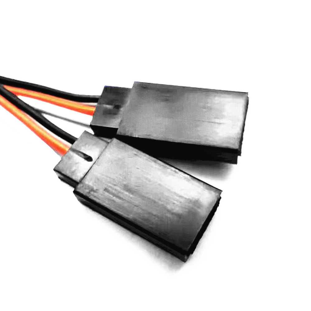Jr Stijl 2.75 "Servo Splitter Kabel Dupont 1 Male Naar 2 Vrouwelijke Connector Jr Extension Wire Voor Rc Modellen auto Vliegtuig Helicopter
