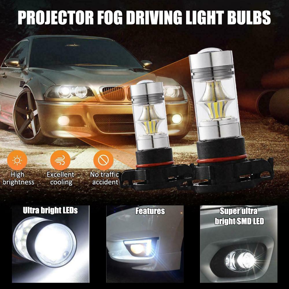Neue 2Stck H11 H8 H9 LED Nebel Licht Wandlung Bausatz Leuchtmittel hoch Energie 6500K 40W Canbus Auto scheinwerfer Nebel Glühbirnen Auto Zubehör